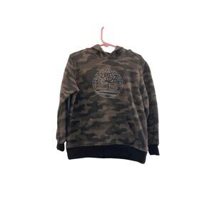 TIMBERLAND Boy’s Camo Kangaroo Pouch Hoodie / Size: 6